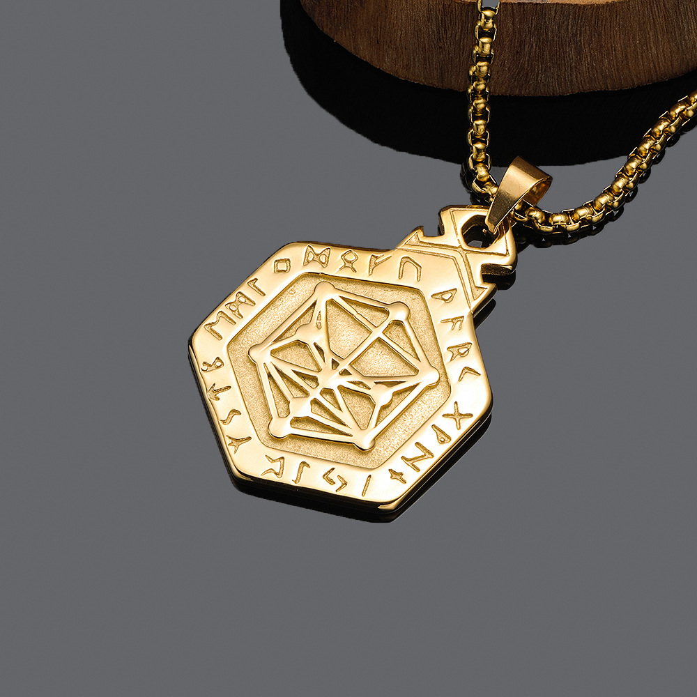 Gold pendant