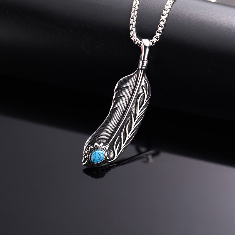 Steel colored pendant