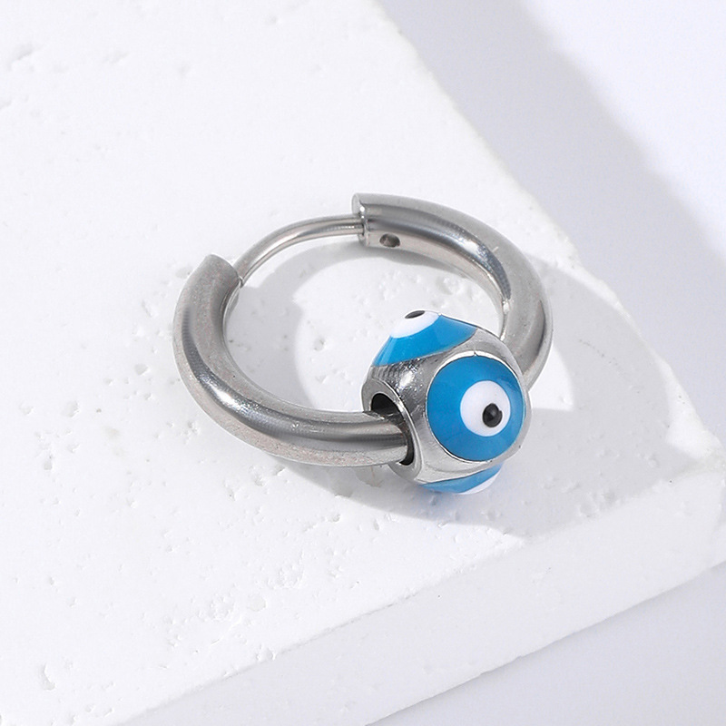 Steel Devil's Eye - turquoise