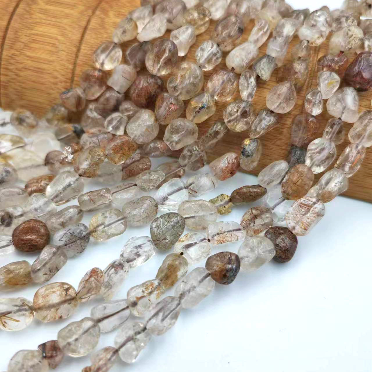 Variegated Rutilated Quartz