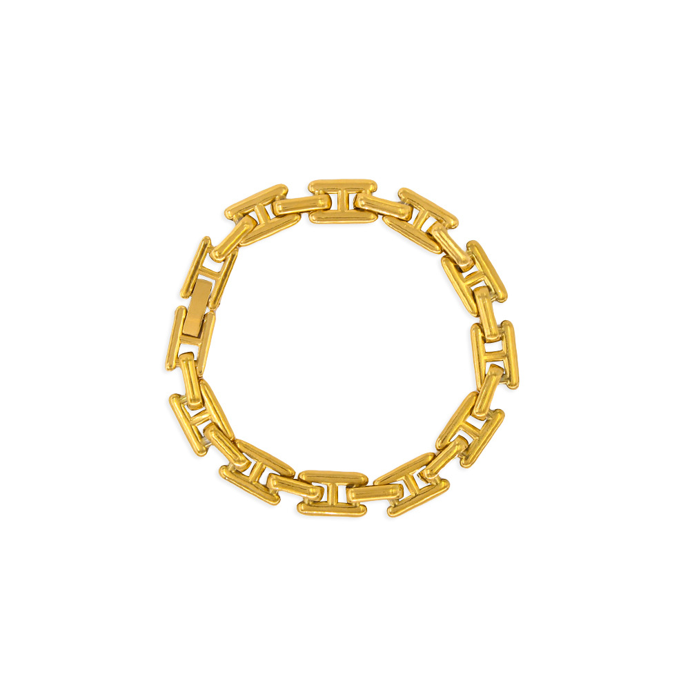 1:Gold bracelet 18cm