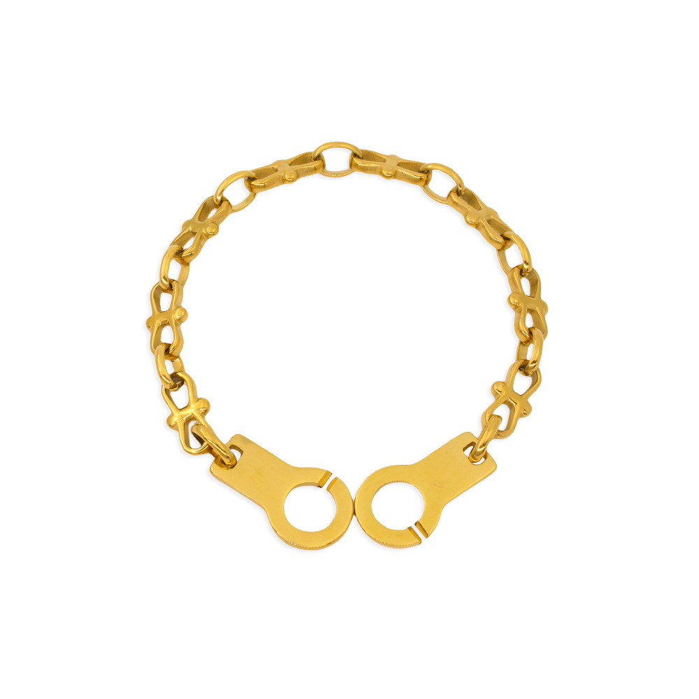 1:Gold bracelet 18cm