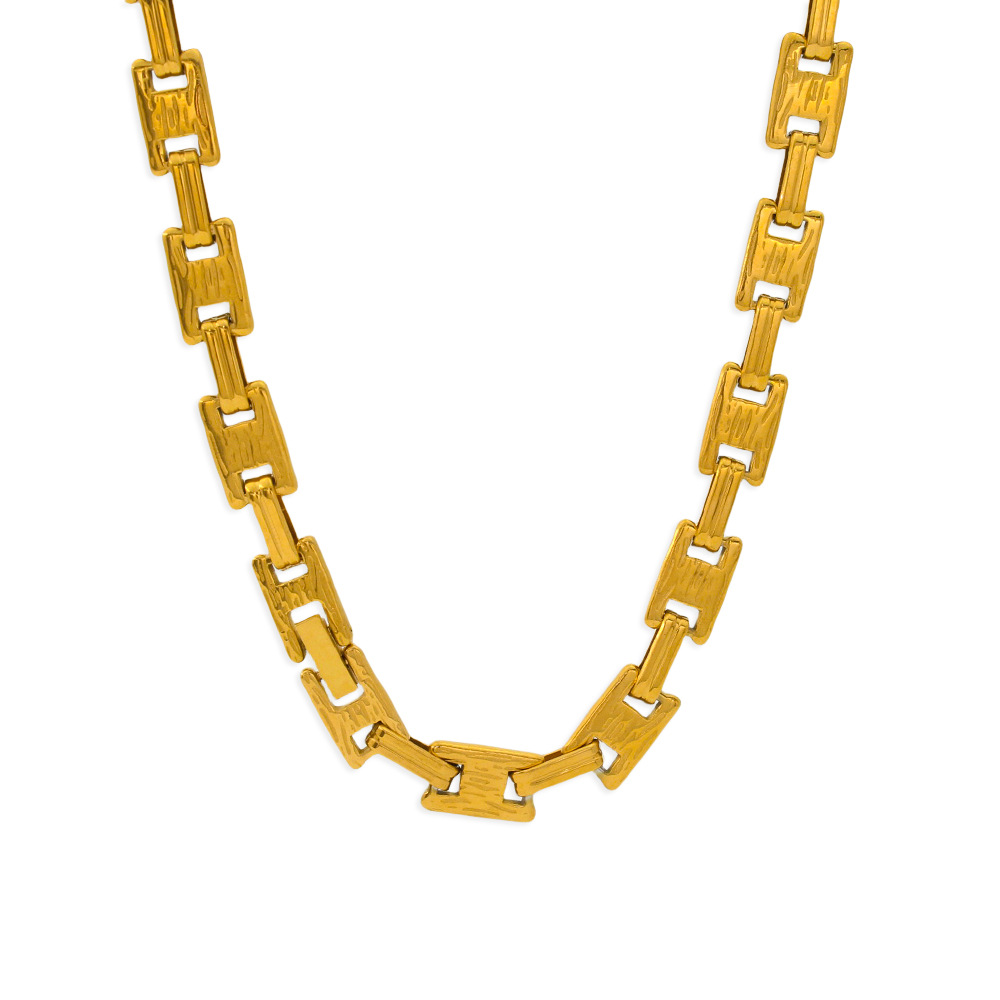 3:Gold necklace 45cm