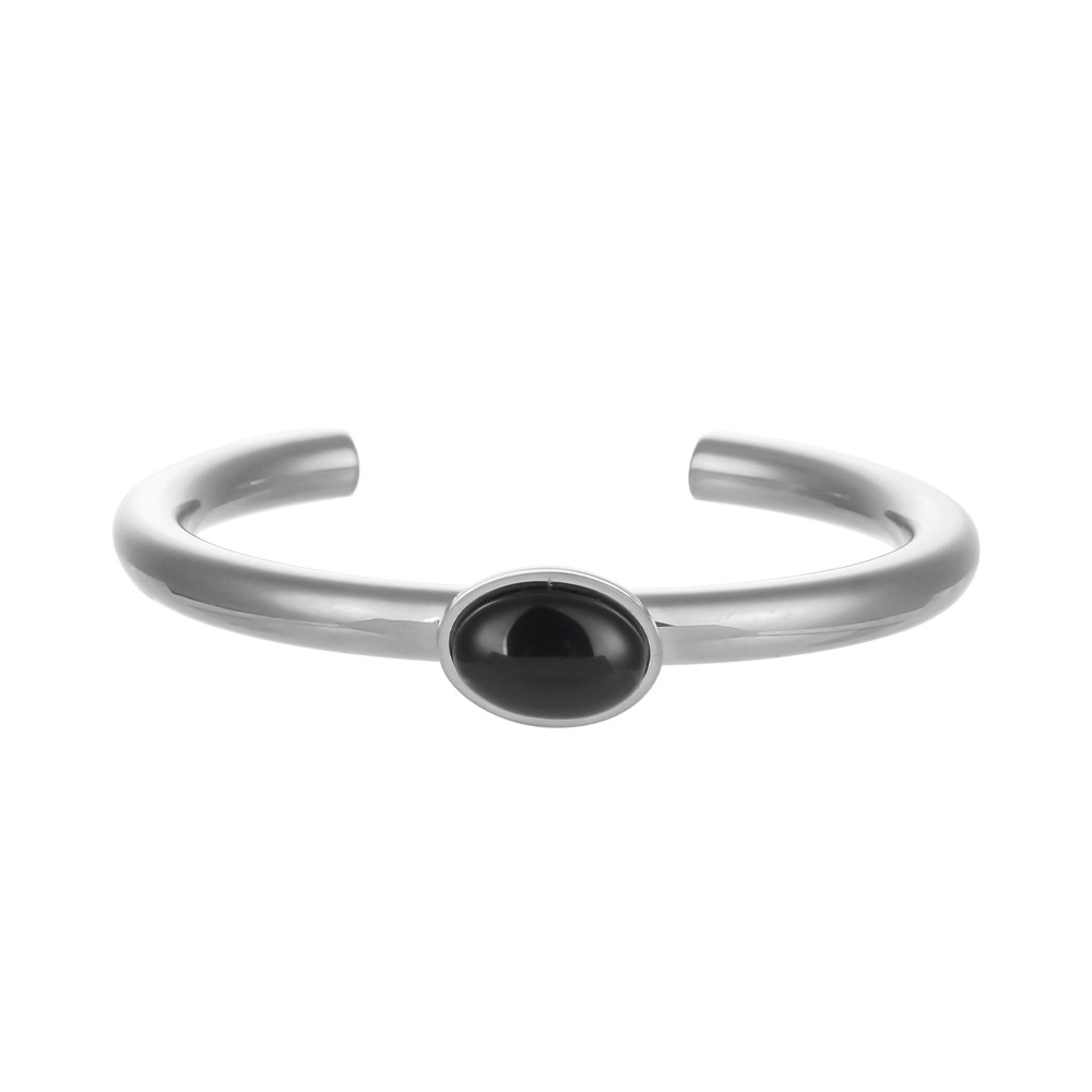 3:Steel - black agate