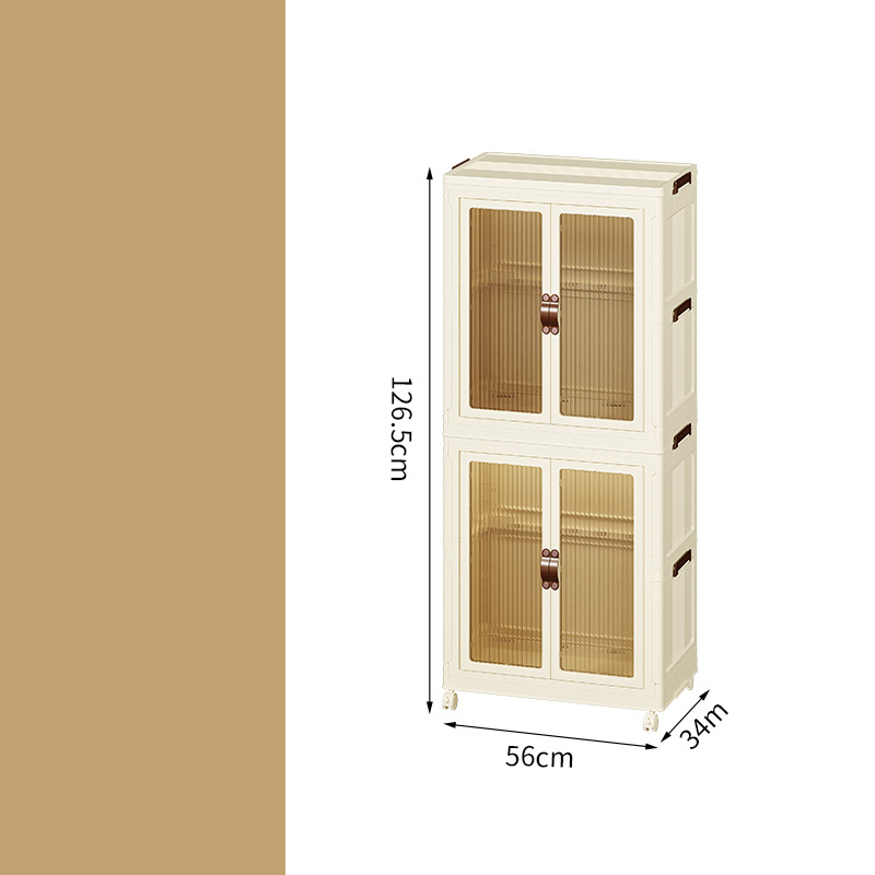 56cm two-layer wardrobe