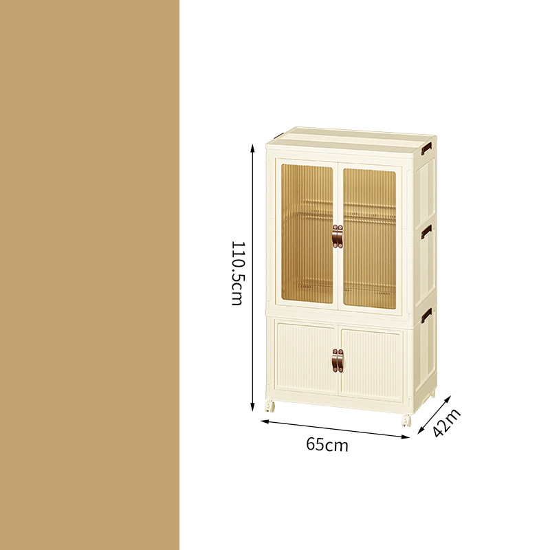 65cm one layer wardrobe   one layer folding cabinet