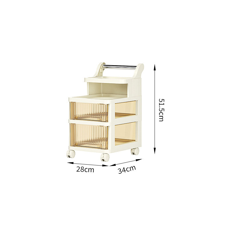 Transparent drawer [ 28 wide ] Short four floors