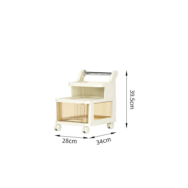 transparent drawer [ 28 width ] high three layers