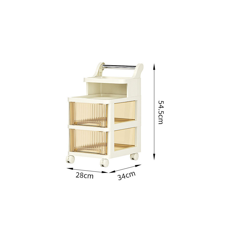 Transparent drawer [ 28 wide ] high four layers