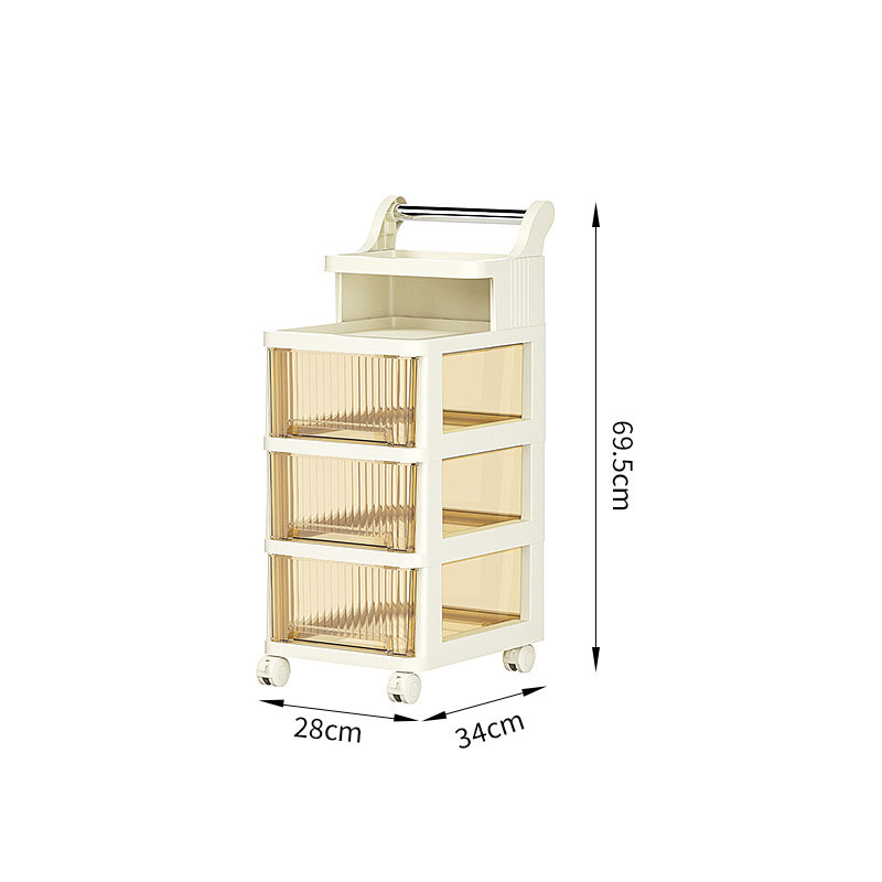 Transparent drawer [ 28 wide ] high five layers