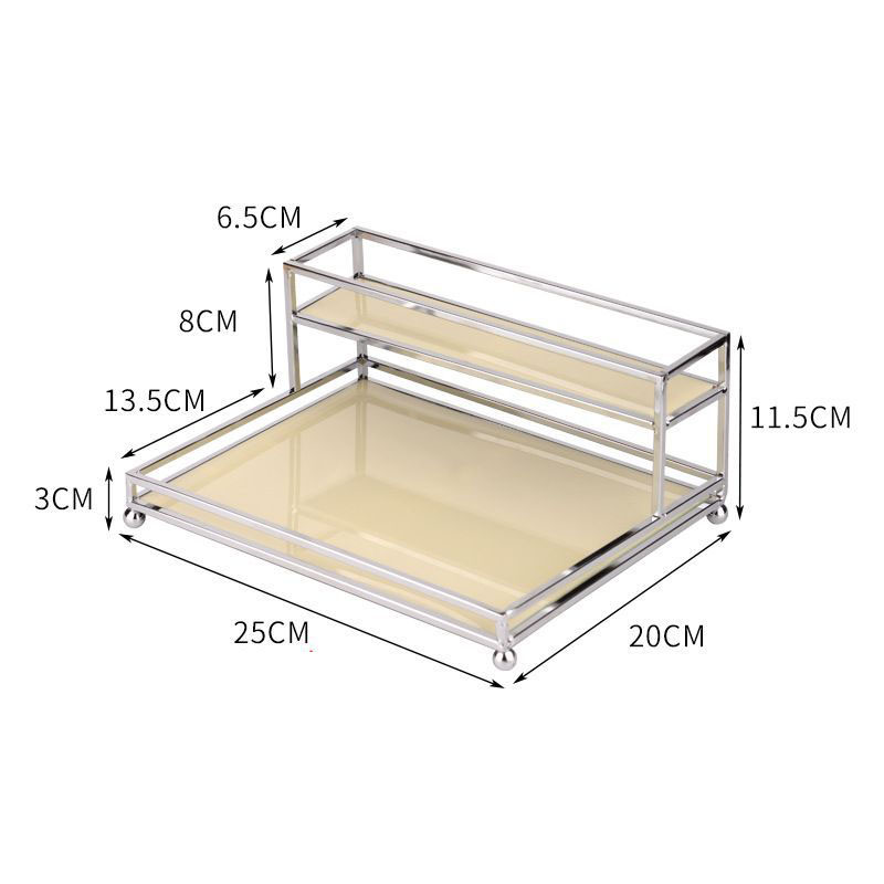 [ Wide bottom ] milk white double shelf