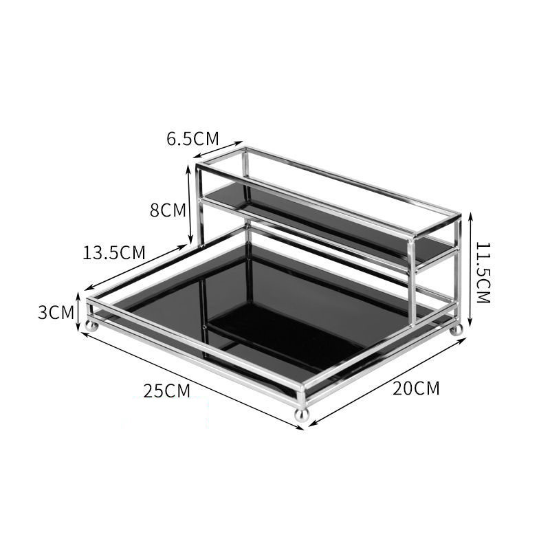 [ Wide bottom ] Black double frame