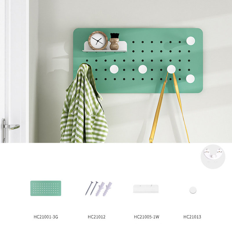 Green board   white combination