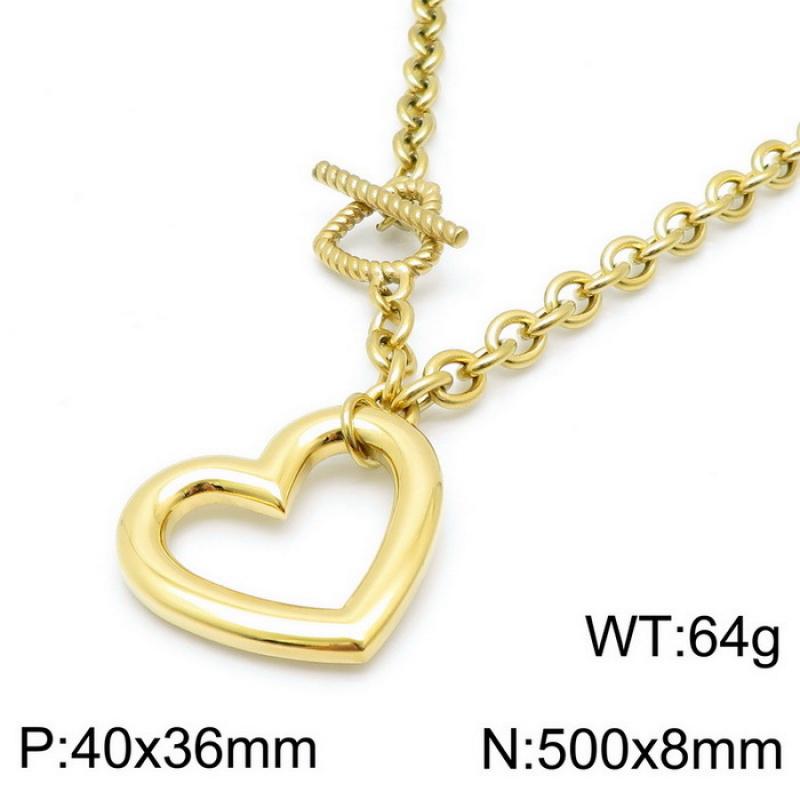 Gold necklace KN118371-Z