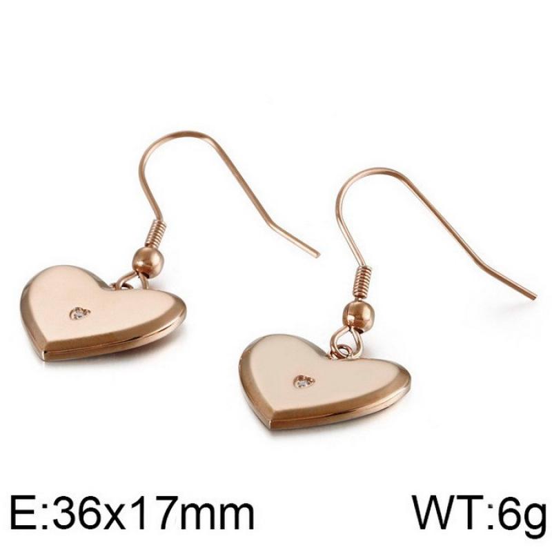 Rose gold earrings KE86908-KPD