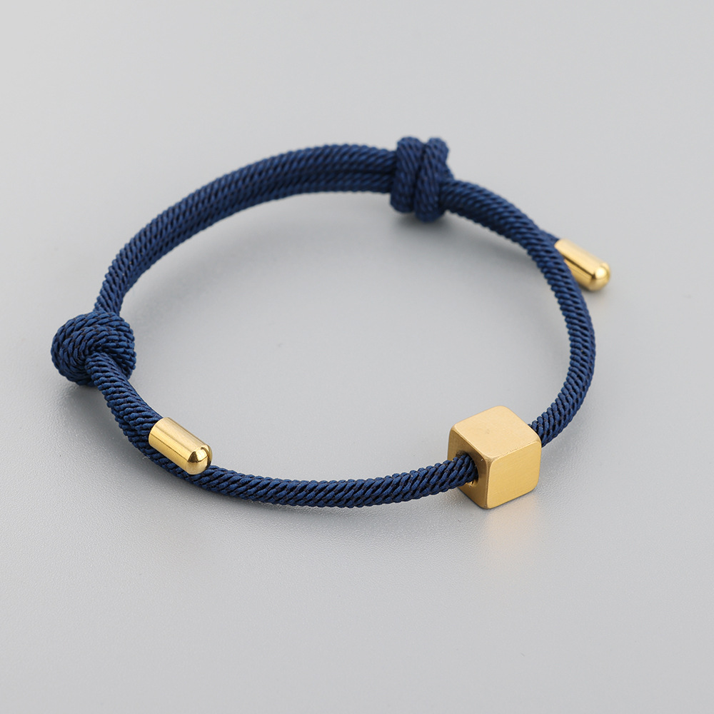 Dark blue + gold square