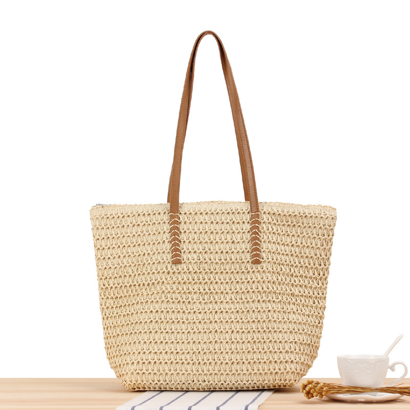 Beige (hand sewn shoulder strap) 38x13x34cm