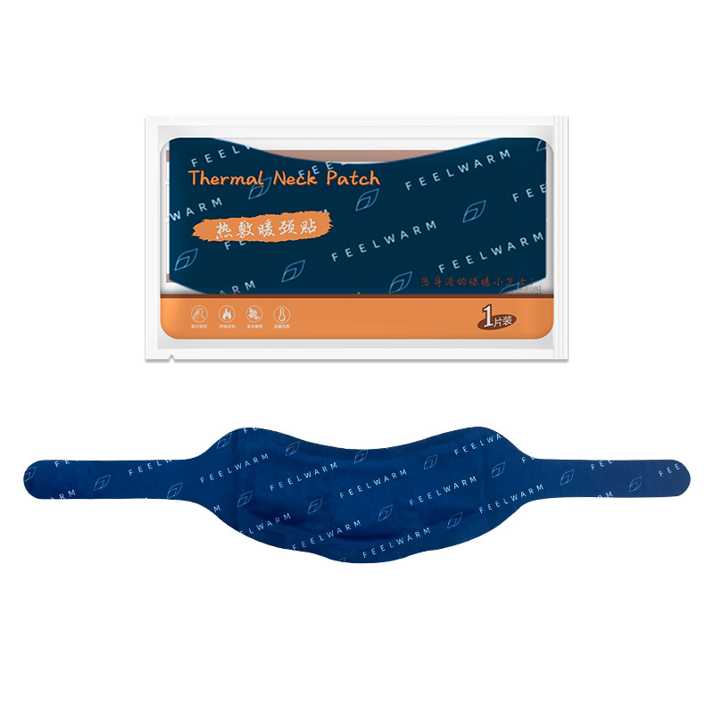 Blue English neck warmer