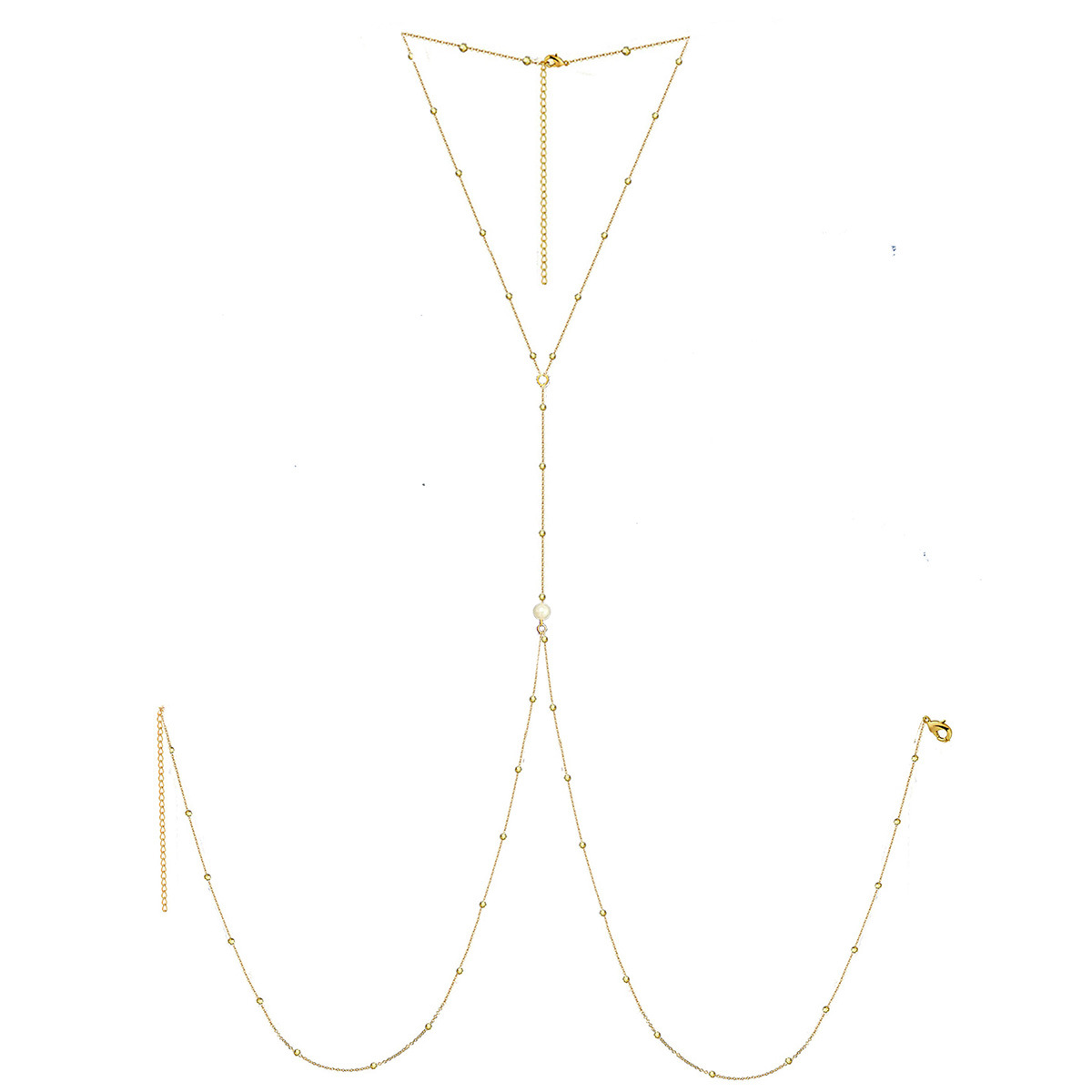 Bead chain gold