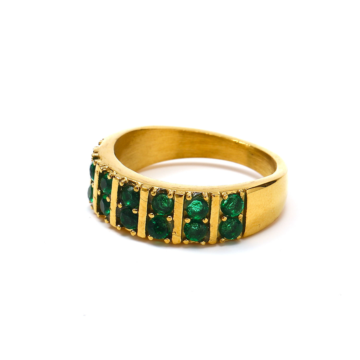 Gold green diamond 5