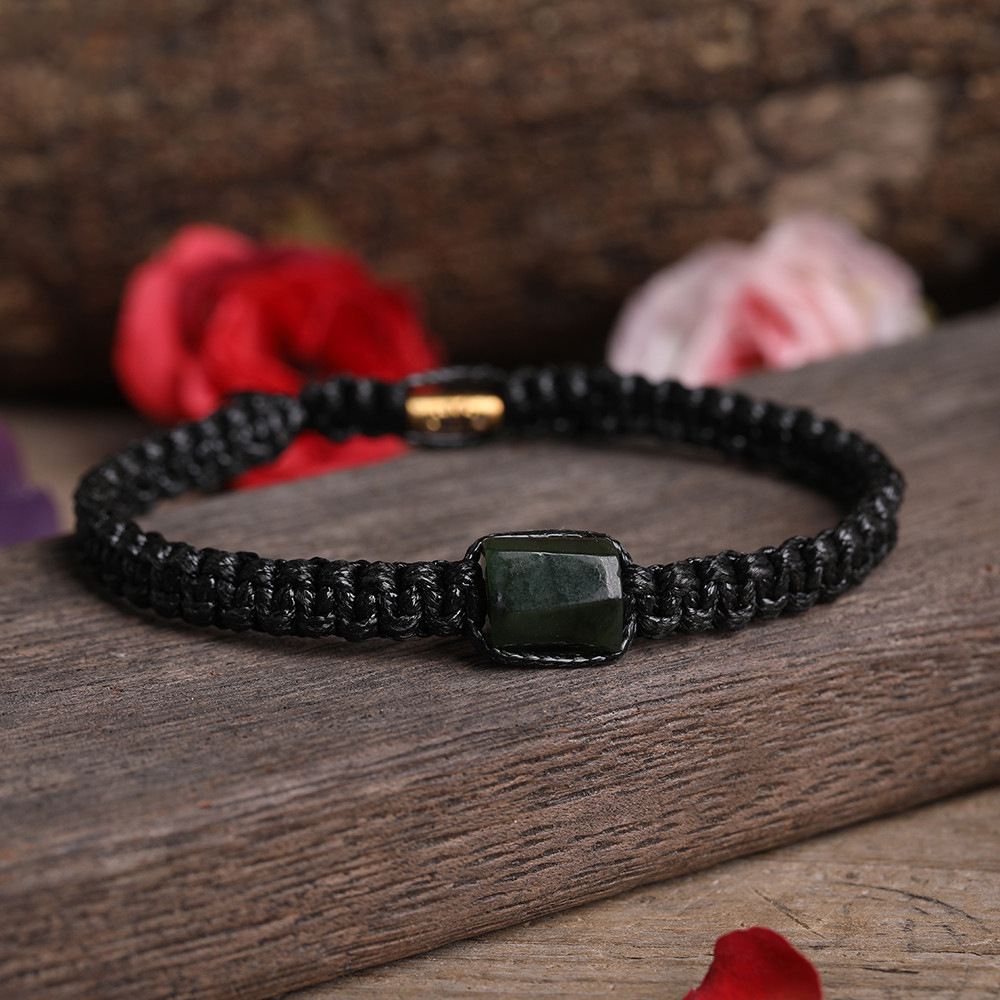 Dark green jade