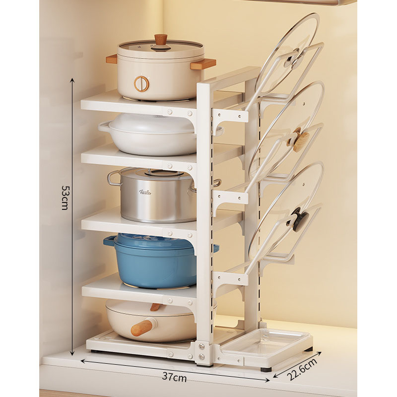 [ Pot cover   preparation   pot rack ] 5 layers