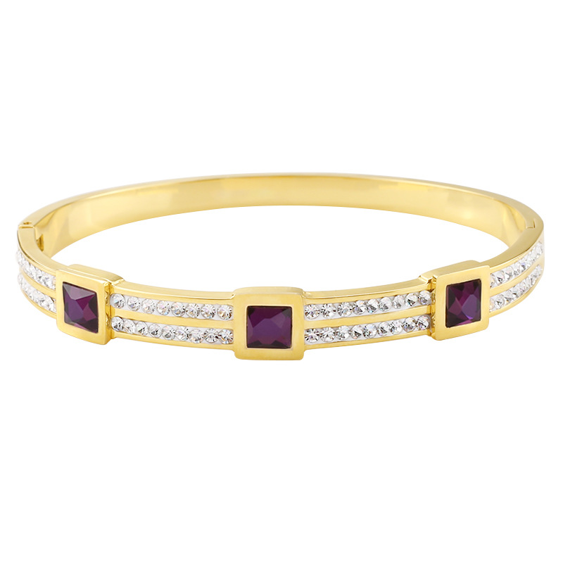 Gold purple zircon