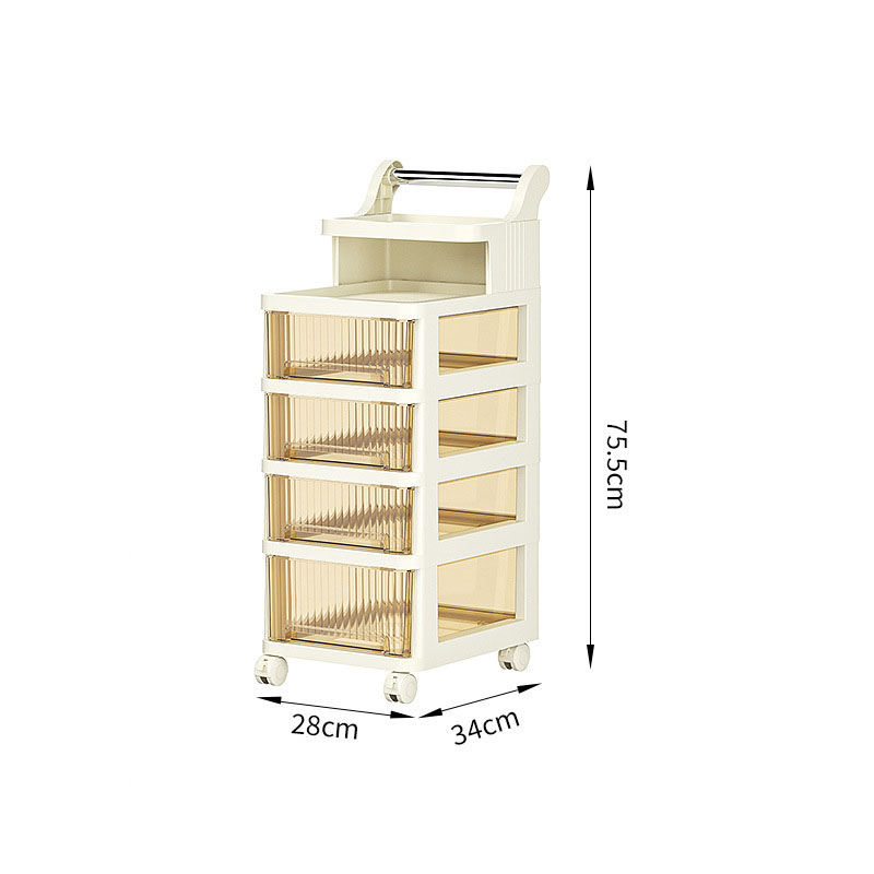 Transparent drawer [ 28 width ] Short six floors