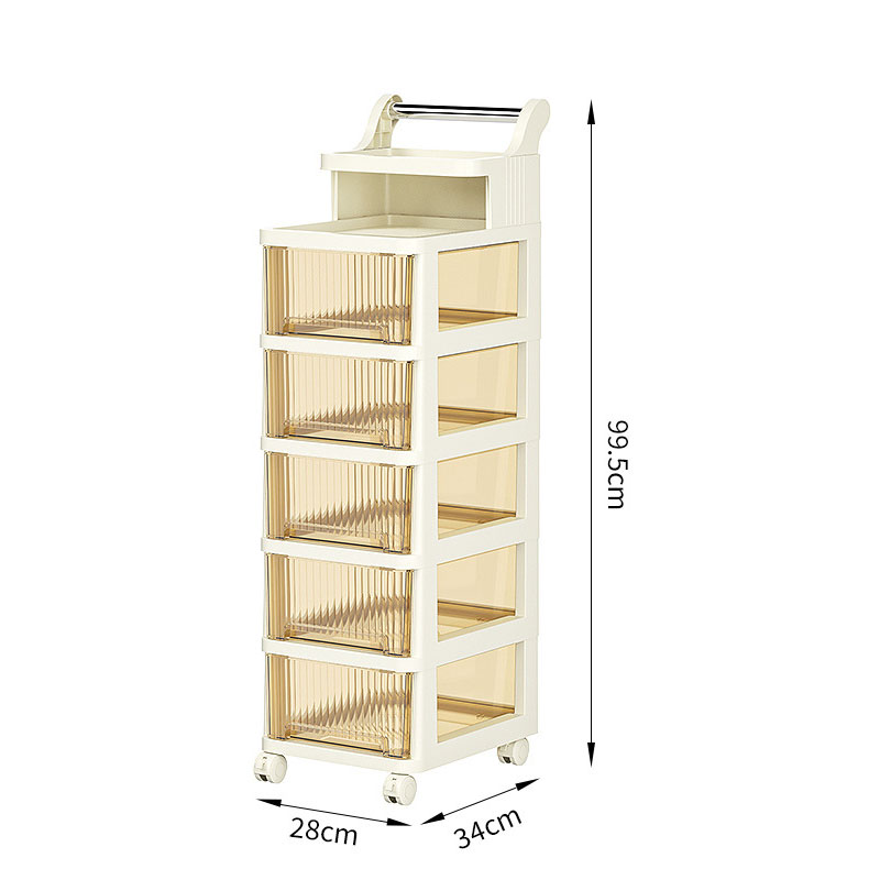 Transparent drawer [ 28 wide ] high seven layers