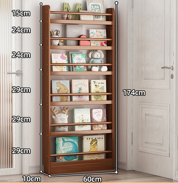 Six floors 60 long door rear storage rack