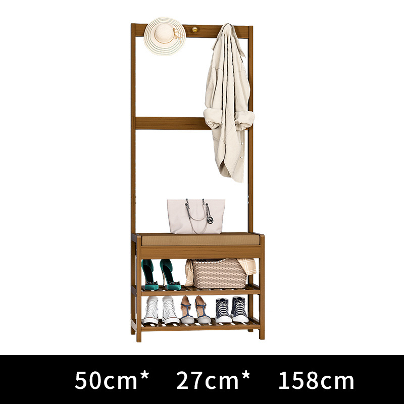 50cm long shoe stool coat and hat rack