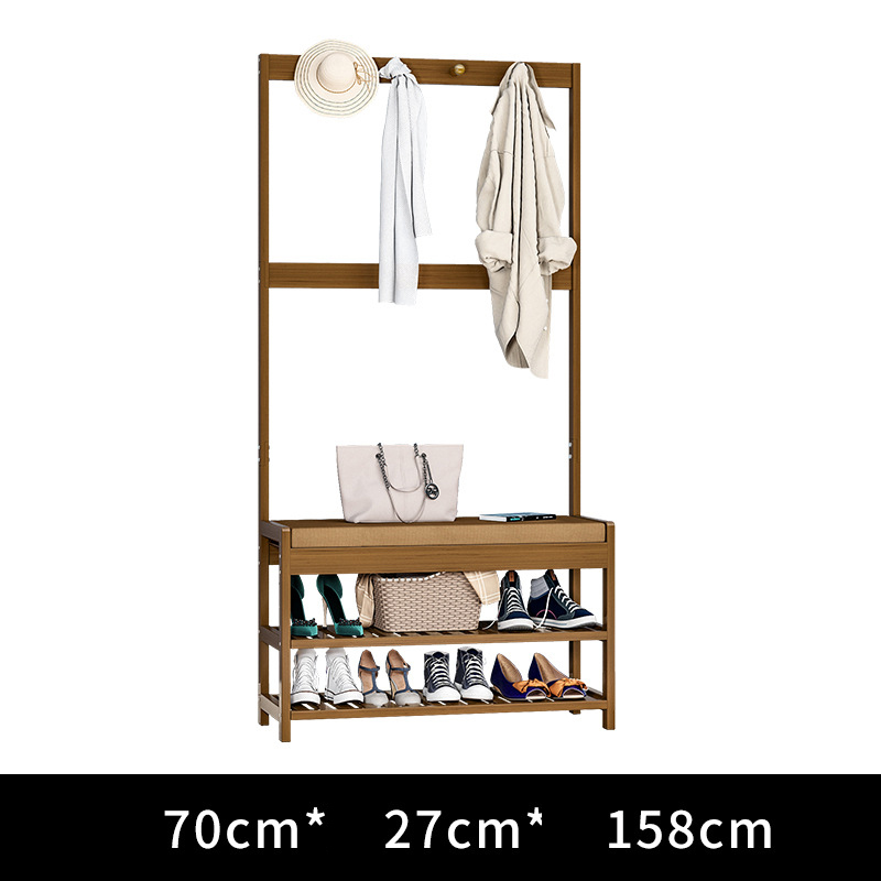 70cm long shoe stool coat and hat rack