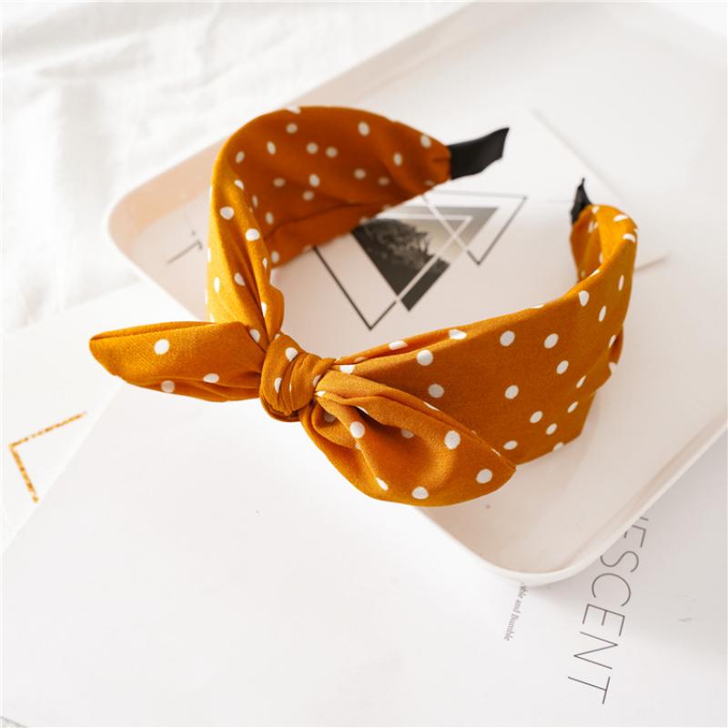 Yellow little rabbit ears headband