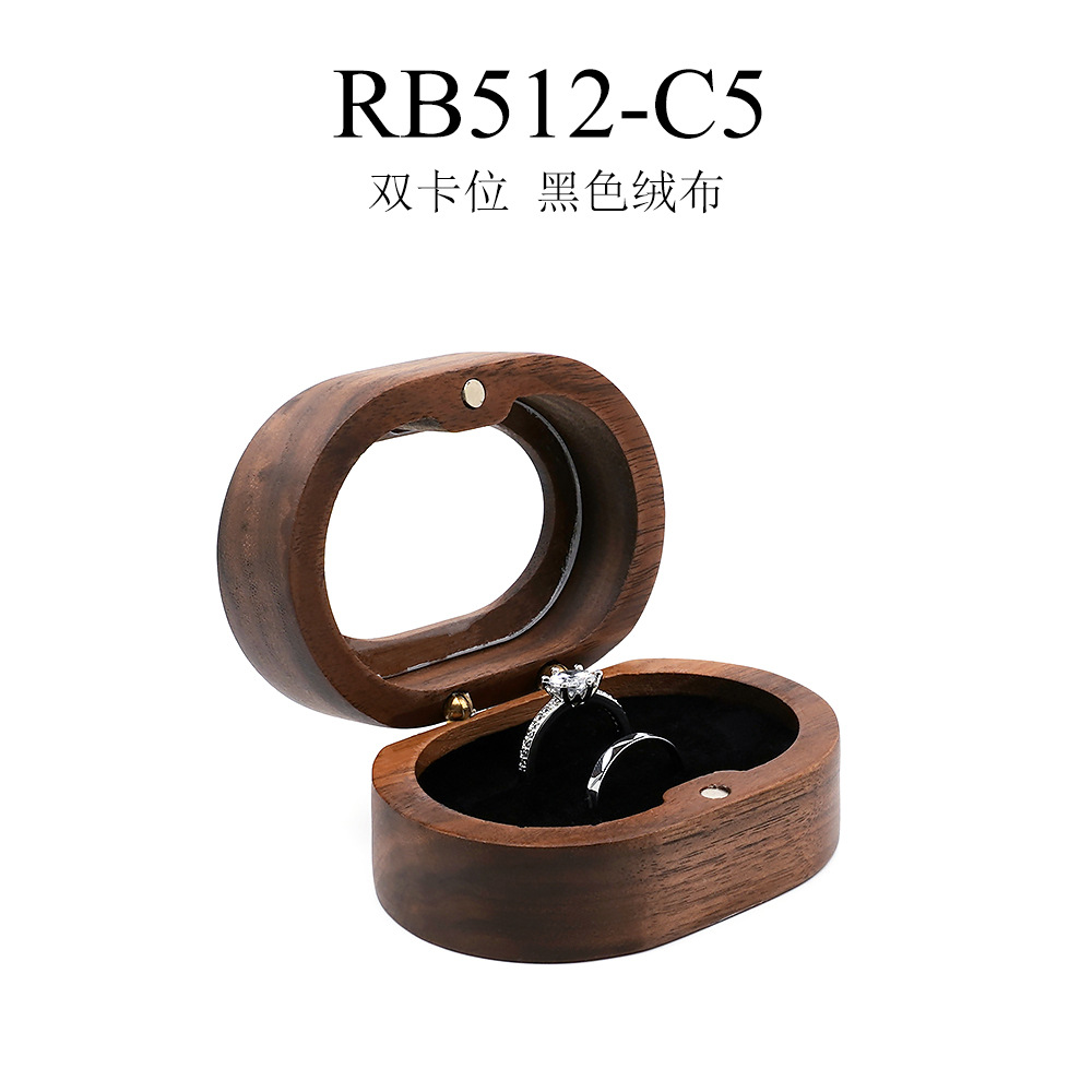 Black-Double-Window Ellipse RB512-C5 No carving (