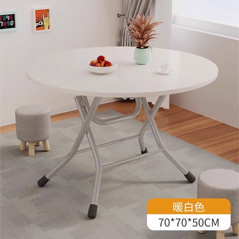 Warm white 70*50 round table