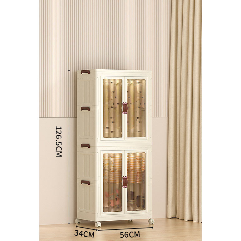 56CM 2-layer wardrobe