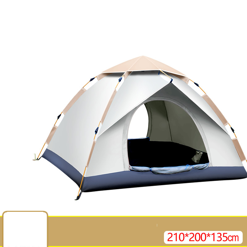 Oxford cloth double-door tent