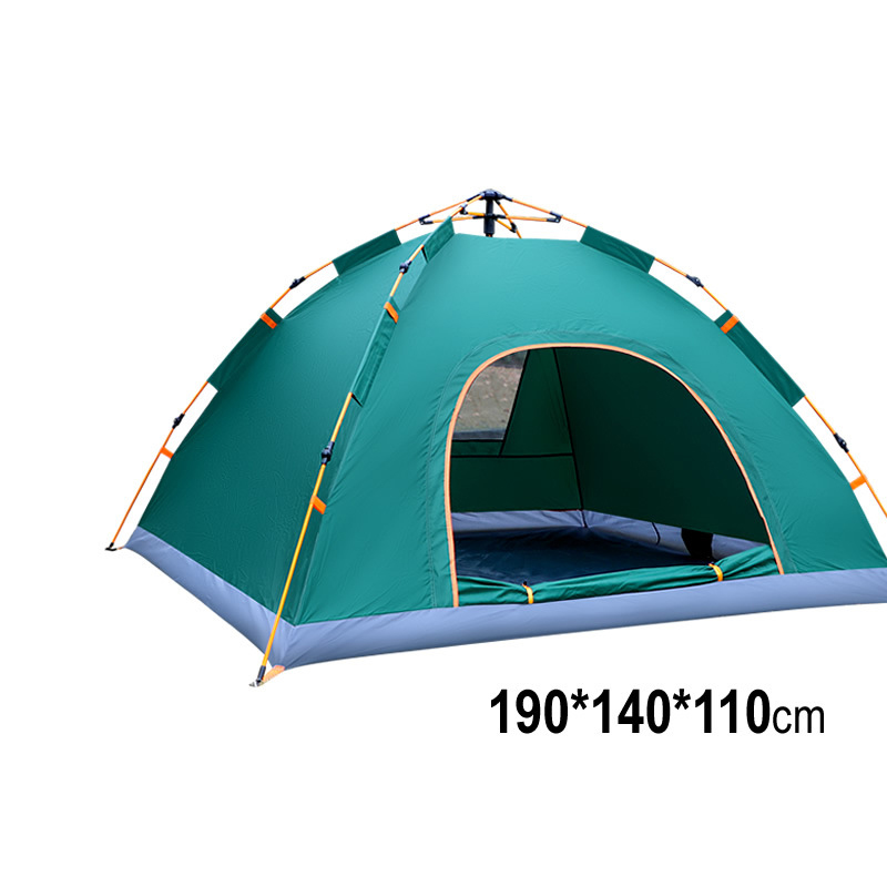 2 person single door tent-green