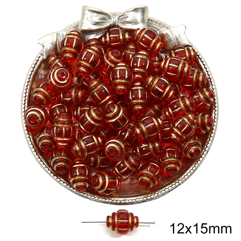 8:Medium drum 15 beads/bag