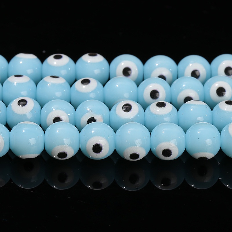 light blue 6mm/60pcs