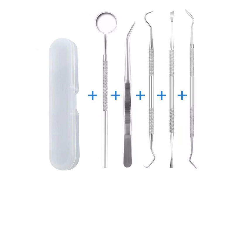 [ Stomach mirror   tweezers   probe   hoe type   sickle type ] 3 boxed