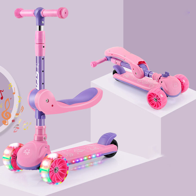 Pink wide flash wheels