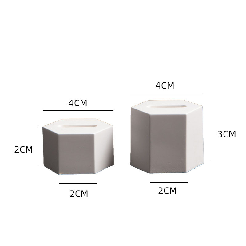 Gypsum single hole hexagonal ring support high and