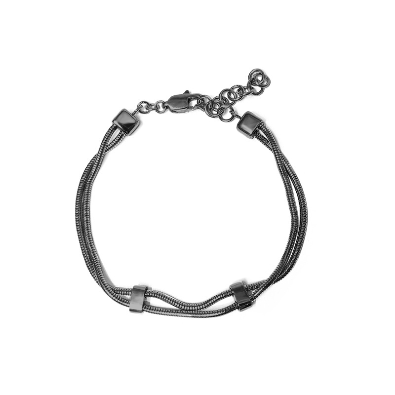 Men's snake bone bracelet :17-21cm