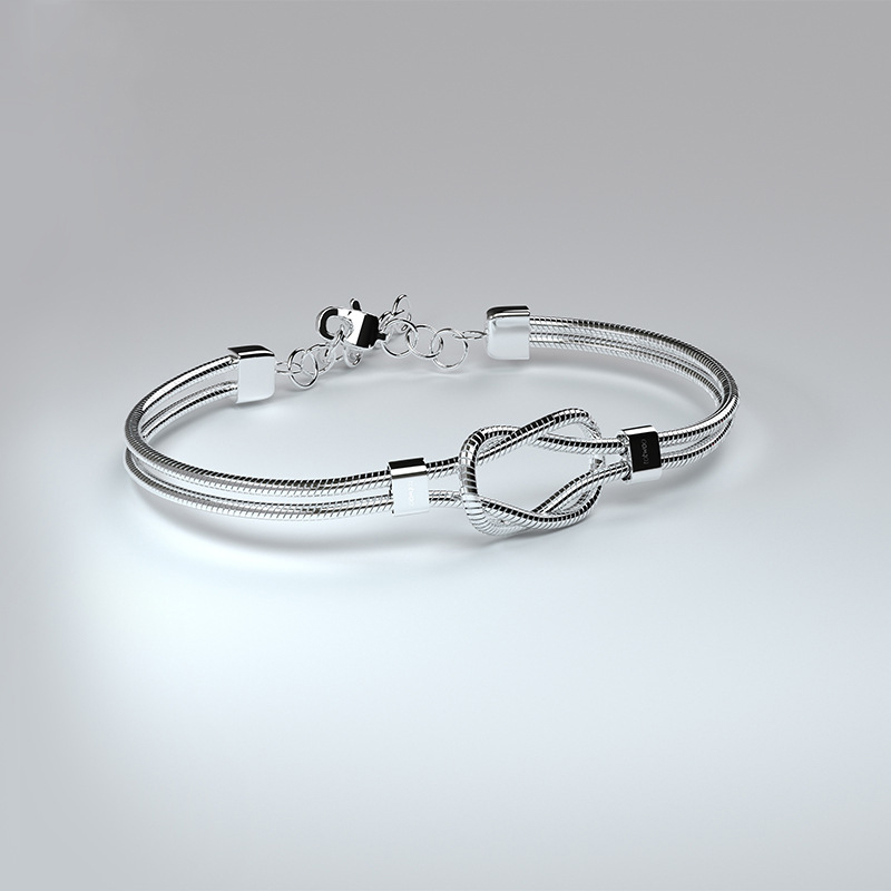 10:Men's silver snake bone bracelet :17-21cm