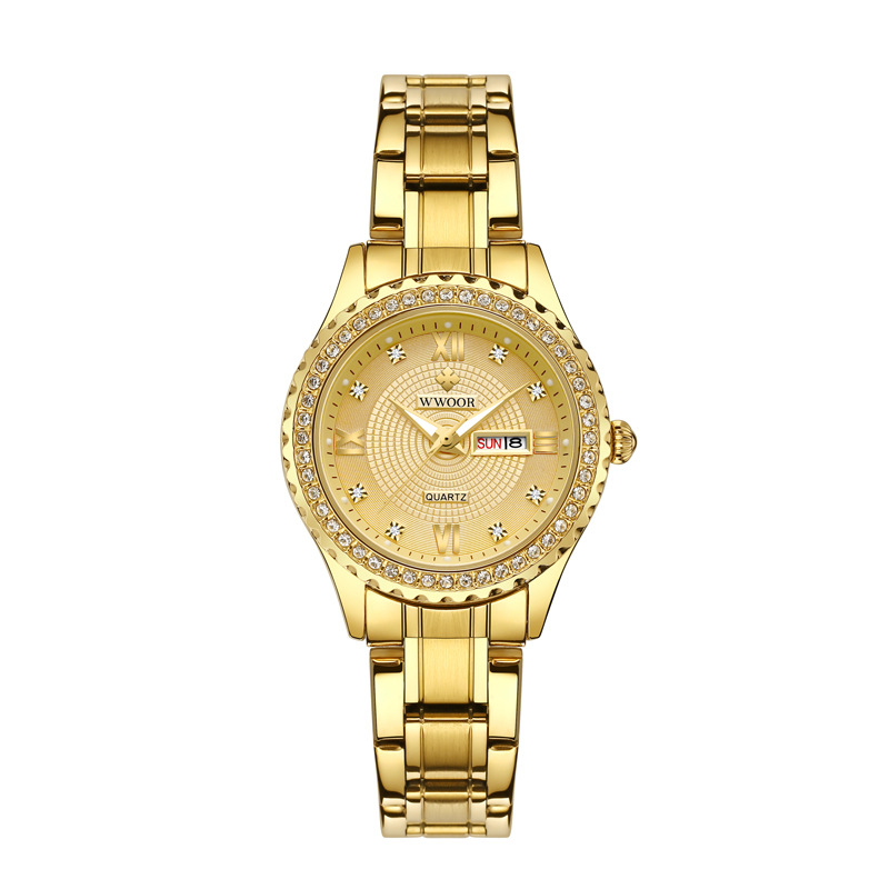 Gold shell gold face women -21cm