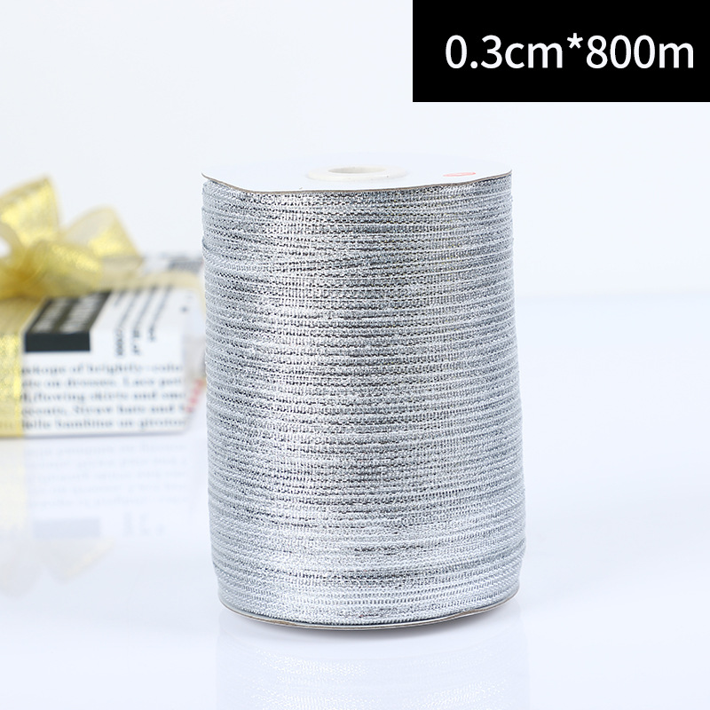 0.3CM silver / 800m roll