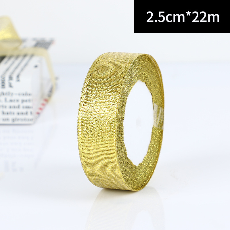 2.5CM gold / 22m roll