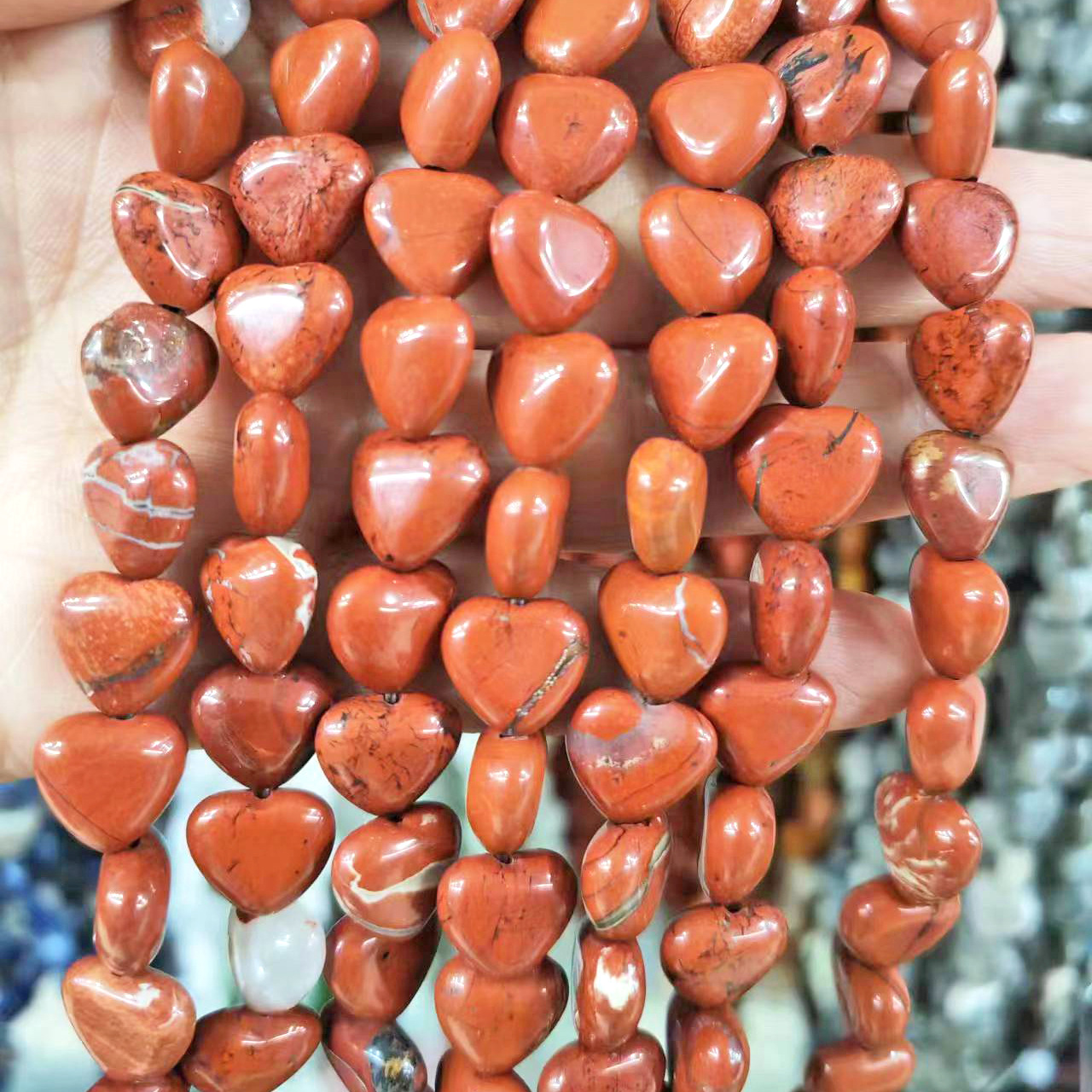 10 red jasper