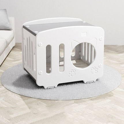 White: Cat house - mat - color ring - color change light